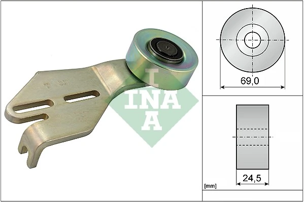 Tensioner Pulley, V-ribbed belt